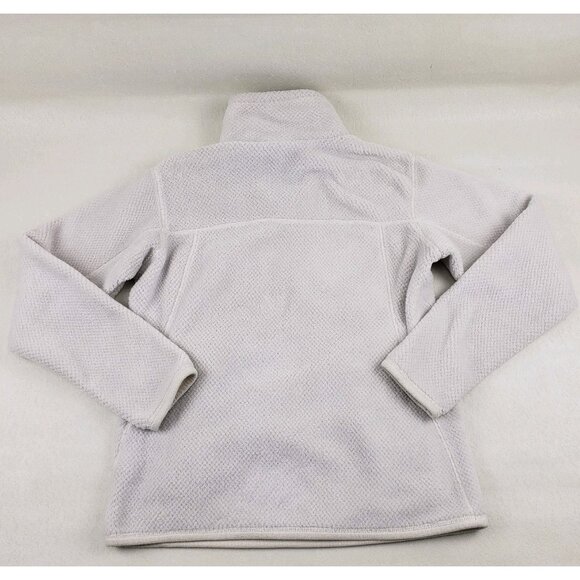 Patagonia Synchilla Snap T Fleece Pullover Womens Medium White Outdoor Jacket - Picture 6 of 12